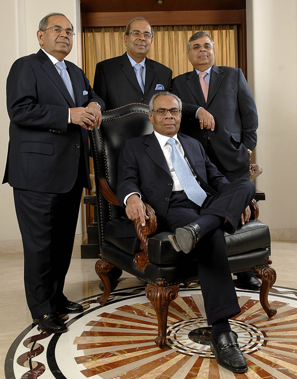 Portrait of the Hinduja brothers - Hindjua Group - developers of The OWO
