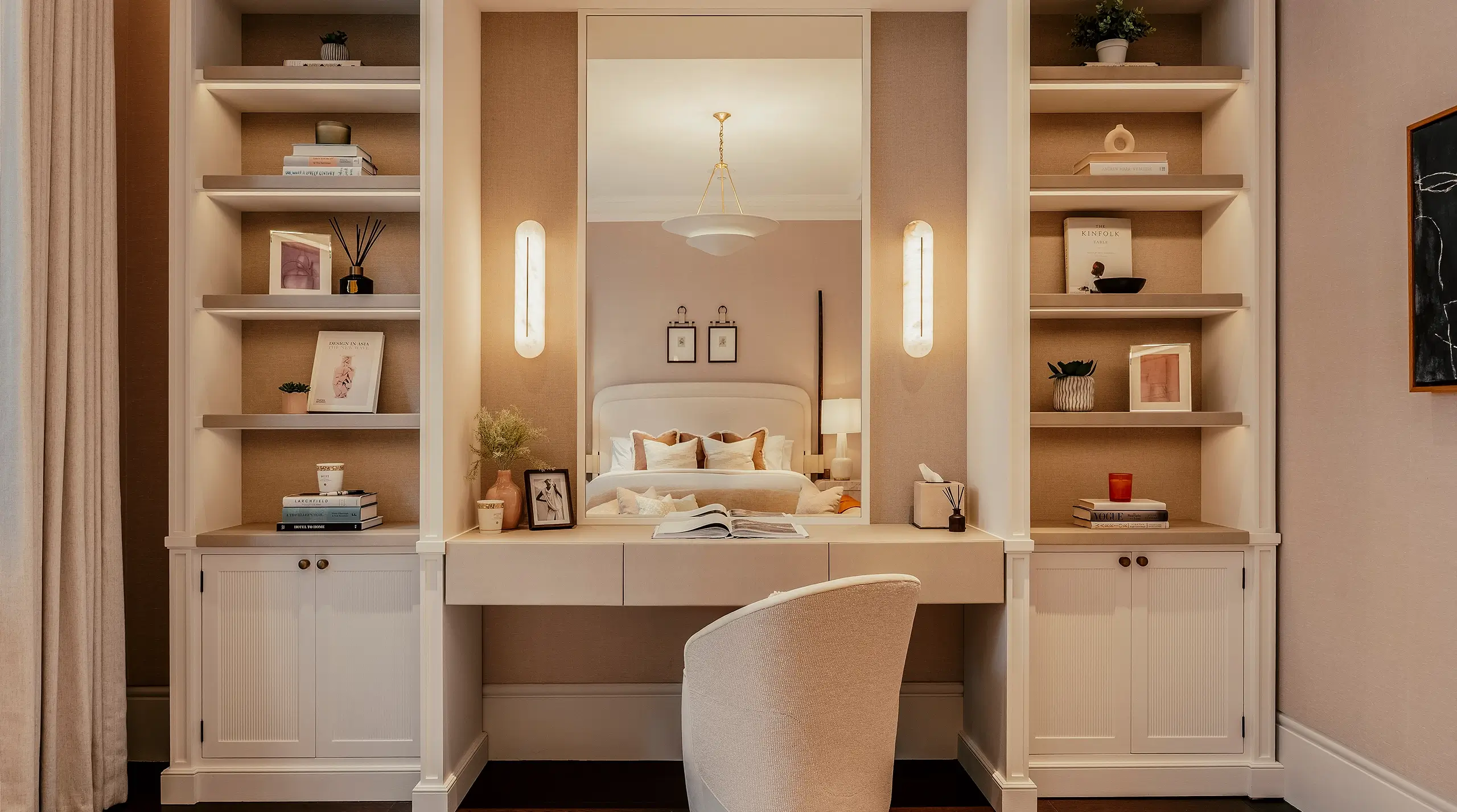 Primary Bedroom Bespoke dressing area 